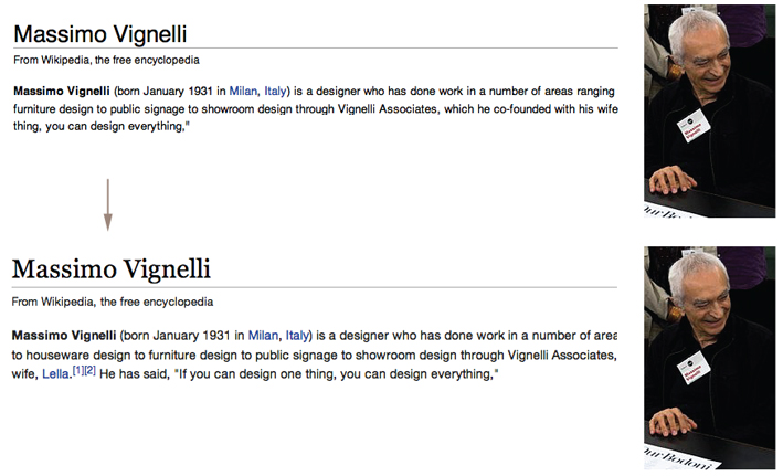 طراحی مجدد صفحات ویکی پدیا