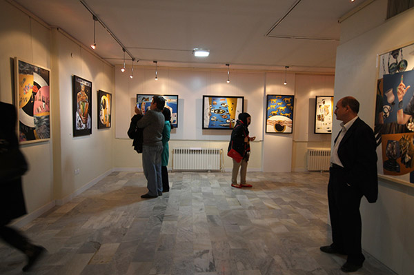 نمایشگاه آثار نقاشی پروانه رجبی نژاد