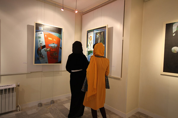 نمایشگاه آثار نقاشی پروانه رجبی نژاد