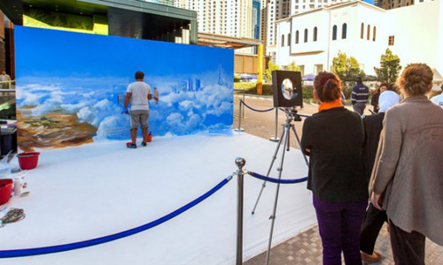 فستیوال هنر سه بعدی دبی و برنامه ریزی برای تبدیل شهر به موزه هنری روباز