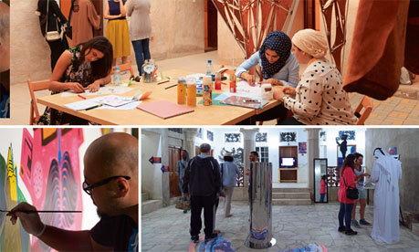 فصل هنر دبی و نمایش آثار هنری