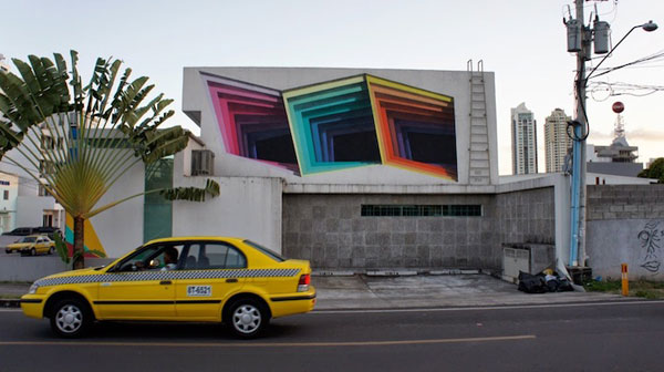 گرافیتی های سه بعدی در دیوارهای پاناما