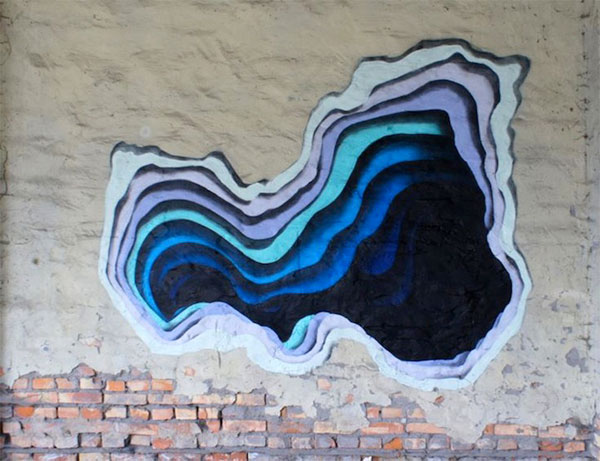 گرافیتی های سه بعدی در دیوارهای پاناما