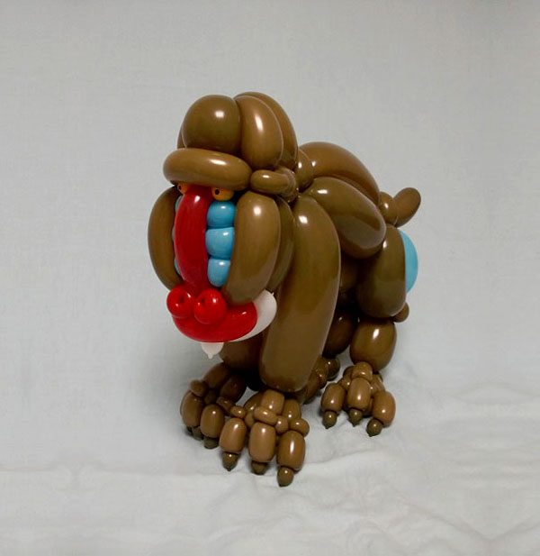 مجسمه حیوانات بالونی از یک هنرمند ژاپنی | پان آرت