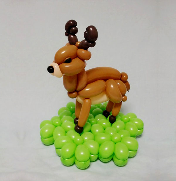 مجسمه حیوانات بالونی از یک هنرمند ژاپنی | پان آرت