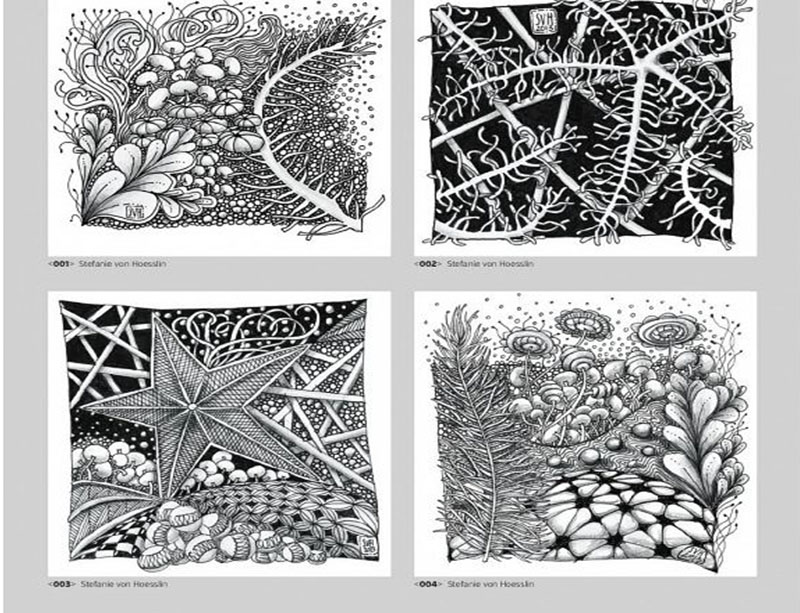 پانصد طرح تصویرسازی از بافت های پیچیده